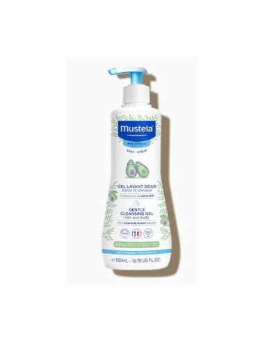 GEL DE BAÑO suave bebe-niño 500ml. MUSTELA