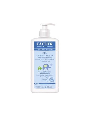 GEL DE BAÑO cabello y cuerpo BEBE 500ml. CATTIER