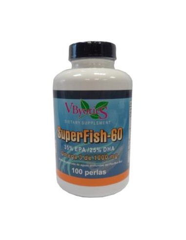 SUPERFISH 60 (EPA 35%-DHA 25%) 100perlas VBYOTICS