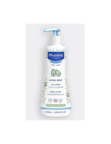 HYDRA leche corporal bebe-niño 500ml. MUSTELA