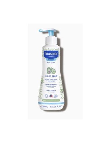 HYDRA leche corporal bebe-niño 300ml. MUSTELA