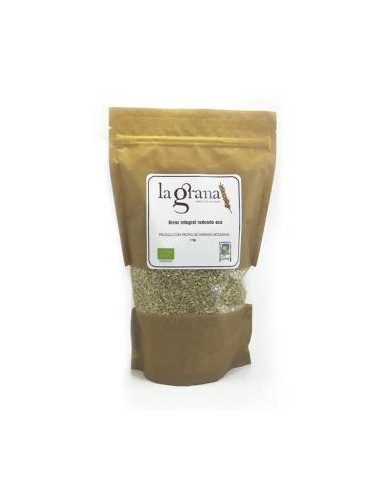 ARROZ REDONDO integral 1kg. ECO LA GRANA