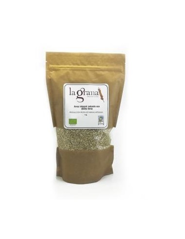 ARROZ REDONDO integral EBRO 1kg. ECO** LA GRANA