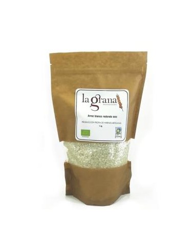 ARROZ REDONDO blanco 1kg. ECO LA GRANA