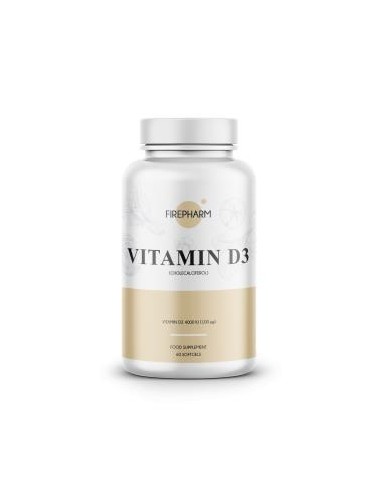 F-PHARM VITAMINA D3 60perlas. FIRE NUTRITION