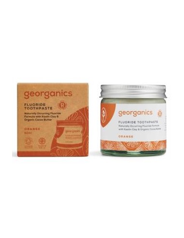 DENTIFRICO FLUOR naranja 60ml. GEORGANICS