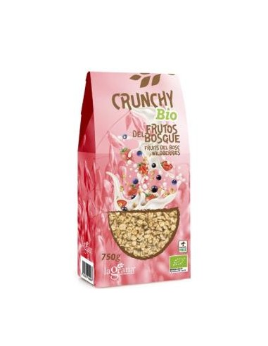 CRUNCHY AVENA FRUTOS DEL BOSQUE 750gr. ECO LA GRANA