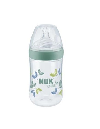 BIBERON NUK FOR NATURE PP TC silicona 260ml.