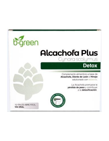 ALCACHOFA PLUS 12viales B.GREEN (LAB. LEBUDIT)