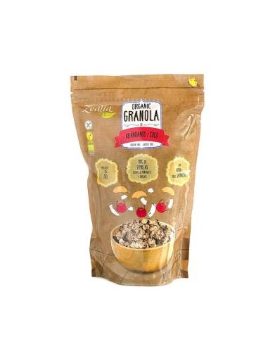 GRANOLA DE ARANDANOS Y COCO 300gr. BIO SG VEGAN ZEALIA