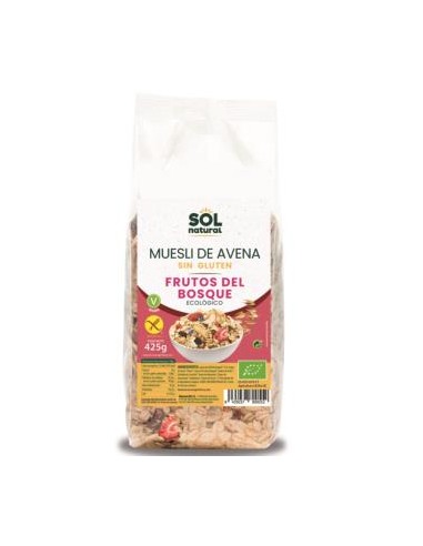 MUESLI DE AVENA Y FRUTOS DEL BOSQUE 425gr. BIO SG SOLNATURAL