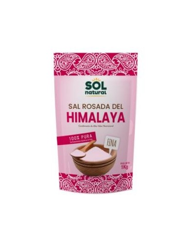 SAL DE HIMALAYA ROSA fina 1kg. SOLNATURAL