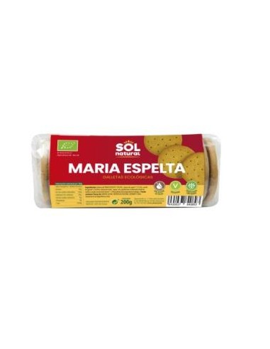 GALLETAS MARIA DE ESPELTA 200gr. BIO SOLNATURAL