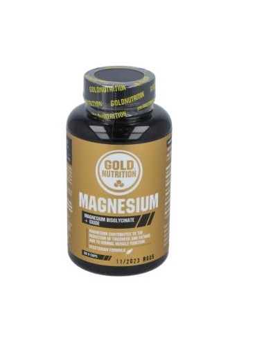 MAGNESIO 600mg. 60cap. GOLD NUTRITION