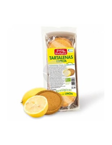 TARTALETA DE ESPELTA rellenas de limon 4uds. ECO ESPIGA BIOLOGICA