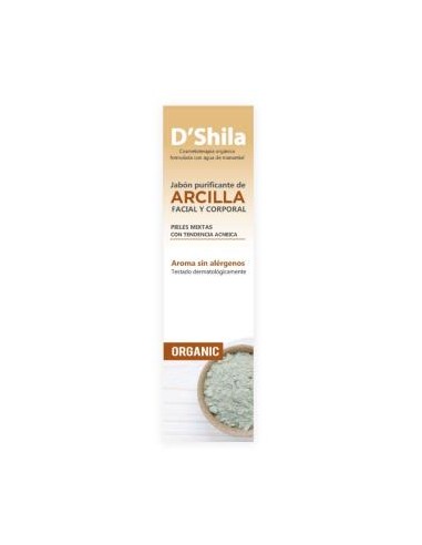 JABON DE ARCILLA facial y corporal 250ml. DSHILA