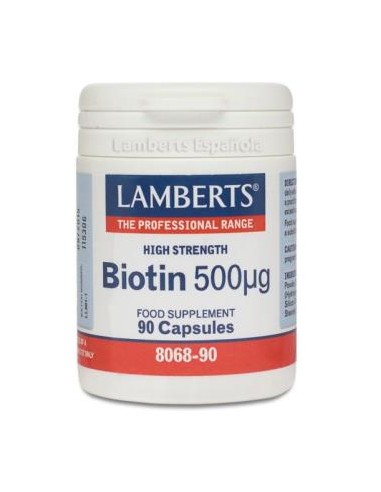 BIOTINA 500 mcg. 90 cap. LAMBERTS