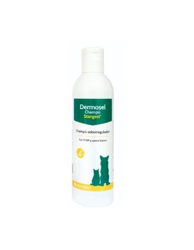 CHAMPU DERMOSEL perros y gatos 250ml. STANGEST VET