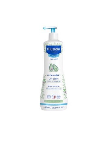 HYDRA leche corporal bebe-niño 750ml. MUSTELA