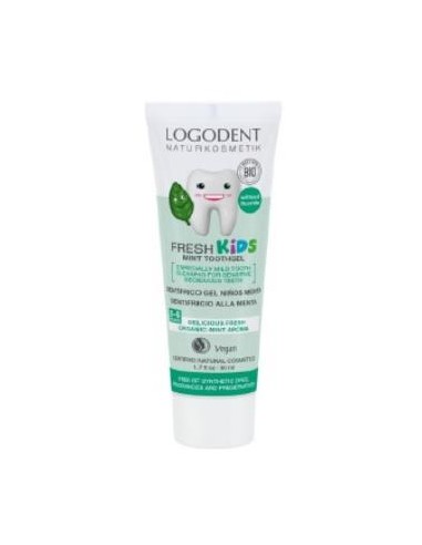 DENTIFRICO NIÑOS menta 50ml. LOGONA