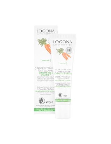 CREMA VITAMINICA ILUMINADORA zanahoria-vitamina F LOGONA