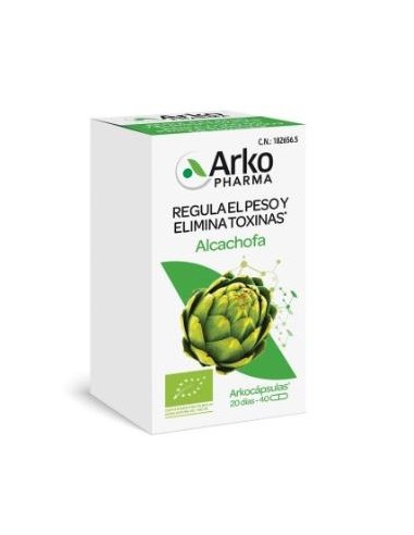 ALCACHOFA 40arkocapsulas. BIO ARKOPHARMA