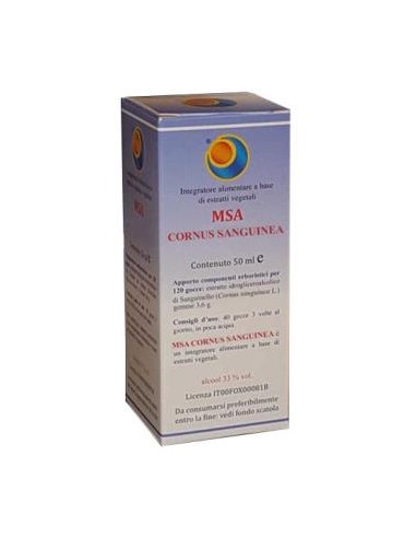 MSA CORNUS SANGUINEA yemas 50ml. HERBOPLANET