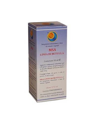 MSA LINFA DI BETULLA savia 50ml. HERBOPLANET