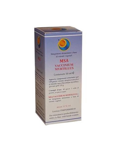 MSA VACCINIUM MYRTILLUS brotes arandano 50ml. HERBOPLANET