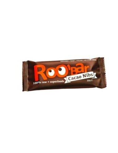 BARRITAS CACAO-ALMENDRA BIO 30gr. ROOBAR