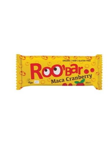 BARRITAS MACA-ARANDANOS BIO 30gr. ROOBAR