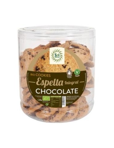 COOKIES DE ESPELTA con chocolate 1,3kg BIO SOLNATURAL