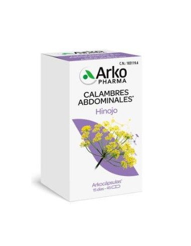 HINOJO 45arkocapsulas. BIO ARKOPHARMA