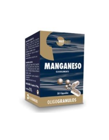 MANGANESO oligogranulos 50caps. WAYDIET NATURAL PRODUCTS