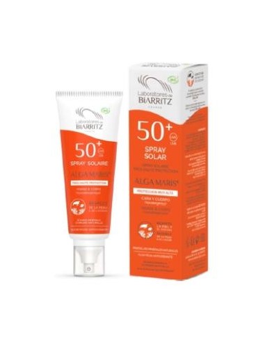 SPRAY SOLAR cara y cuerpo SPF50+ 100ml. ALGA MARIS - LAB. BIARRITZ