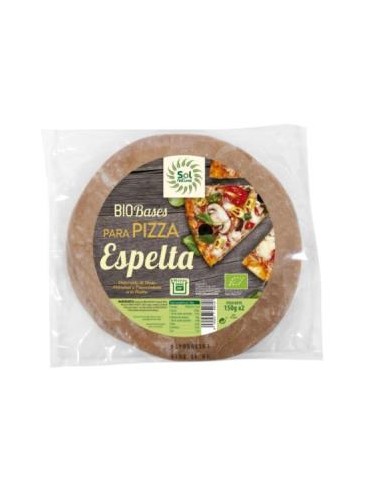 BASE PIZZA ESPELTA integral masa gruesa 2ud BIO SOLNATURAL