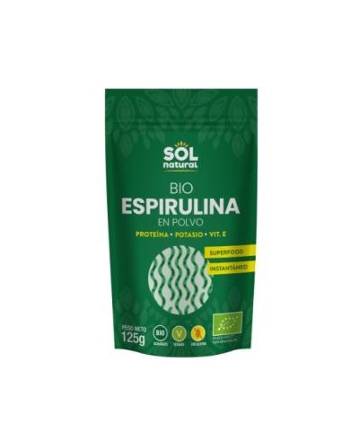 ESPIRULINA en polvo 125gr. BIO SOLNATURAL