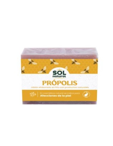 JABON EN PASTILLA de propolis 100gr. SOLNATURAL