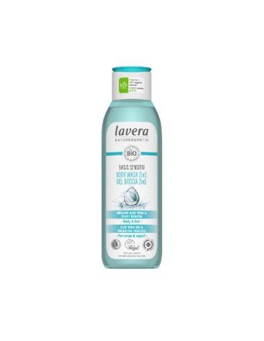 BASIS SENSITIV gel de ducha-champu 2 en 1 250ml. LAVERA