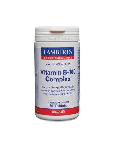 VITAMINA B-100 complex 60 comp. LAMBERTS