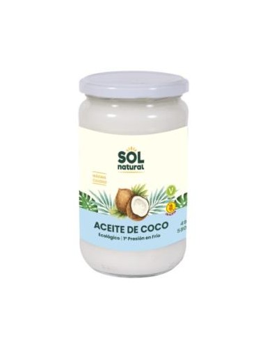 ACEITE DE COCO 580ml. BIO SOLNATURAL