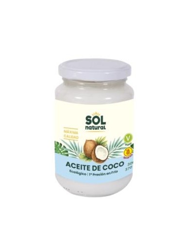 ACEITE DE COCO 370ml. BIO SOLNATURAL