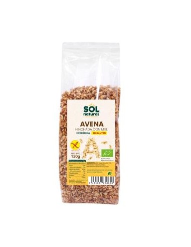 AVENA HINCHADA con miel 150gr. BIO SG SOLNATURAL