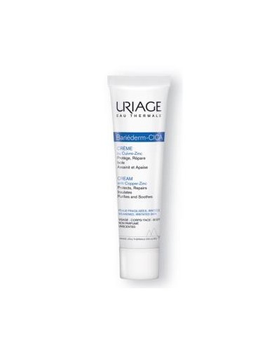 BARIEDERM CICA cobre-zinc heridas crema 40ml. URIAGE