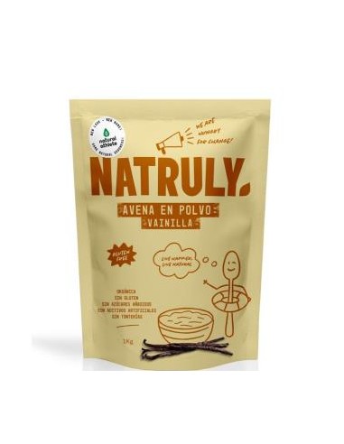 AVENA SABOR VAINILLA en polvo 1kg. BIO SG NATRULY