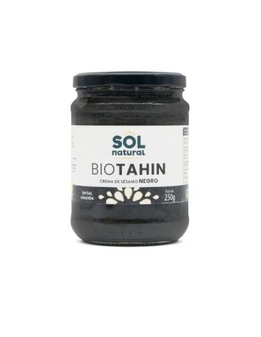 TAHIN NEGRO 250gr. BIO SOLNATURAL