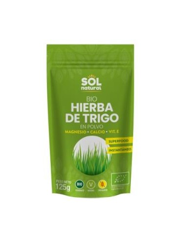 HIERBA DE TRIGO 125gr. BIO VEGAN SG SOLNATURAL