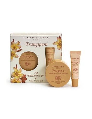 FRANGIPANI KIT DESEOS balsamo labial+balsamo manos LERBOLARIO