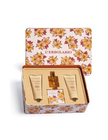 FRANGIPANI TRIO perfume 50ml+gel 100ml+crema 100ml LERBOLARIO