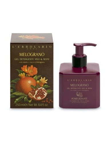 MELOGRANO gel detergente cara y manos 250ml. LERBOLARIO